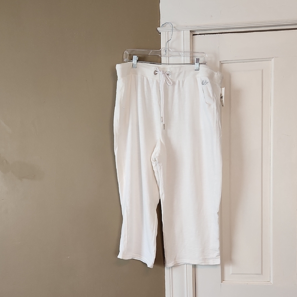 Lane Bryant White Lounge Pants